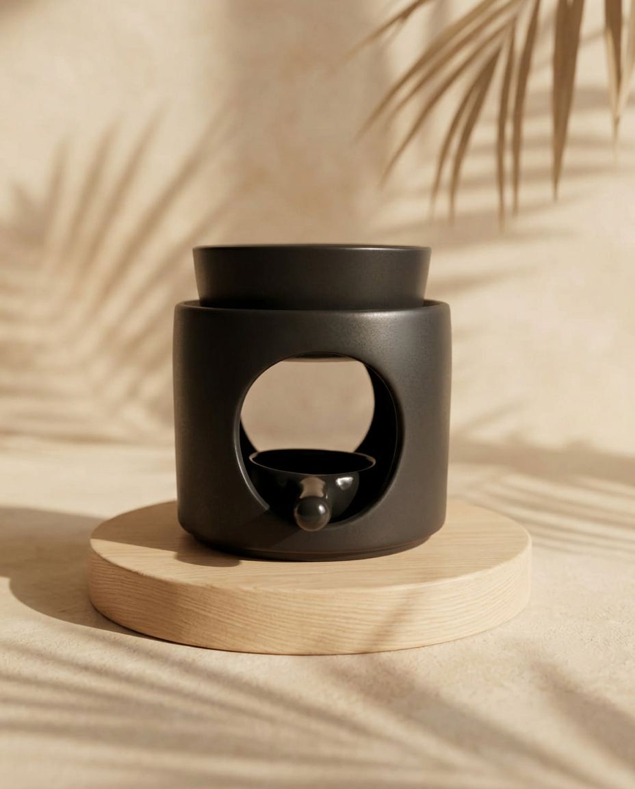 Brûle-parfum Isaline, accessoire de parfum d'intérieur Henriette, fabriquée à la main en Provence : Brûle-parfum Isaline ✨ Un design intemporel pour diffuser délicatement vos senteurs préférées.